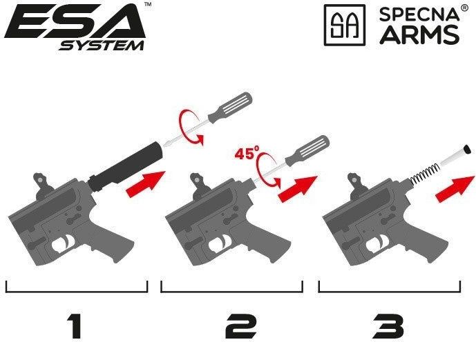 SPECNA ARMS AR-15 PDW EDGE - black (SA-E12)