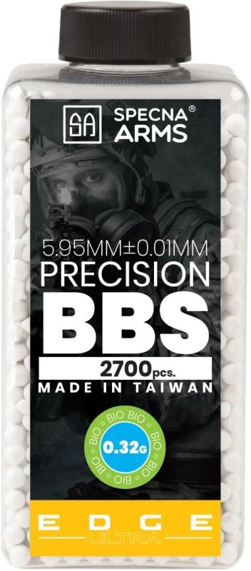 SPECNA ARMS BB EDGE ULTRA BIO 0,32g / 2700ks / 864g precision white