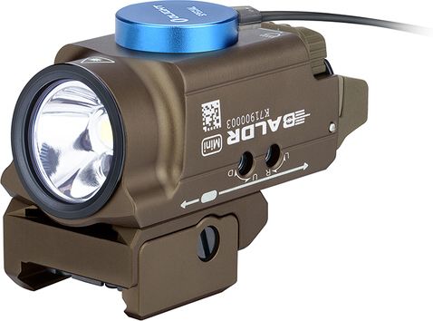 OLIGHT Svietidlo na zbraň Baldr Mini 600 lm desert - zelený laser (OL590)