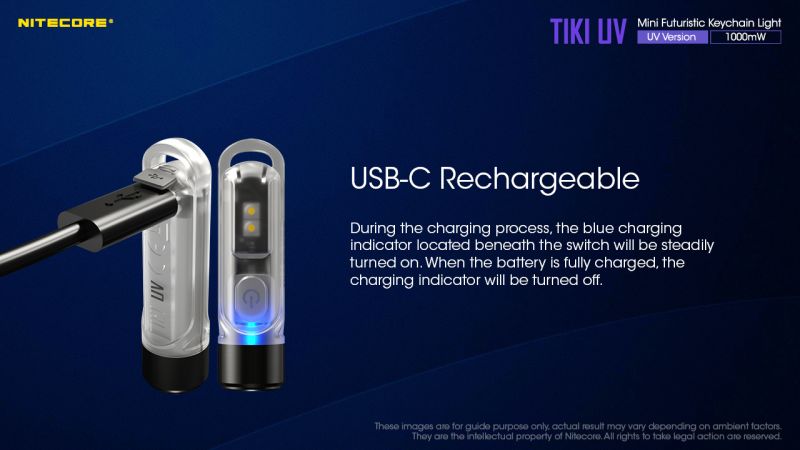 NITECORE Svietidlo TIKY UV -  transparent (NC-TIKI-UV)