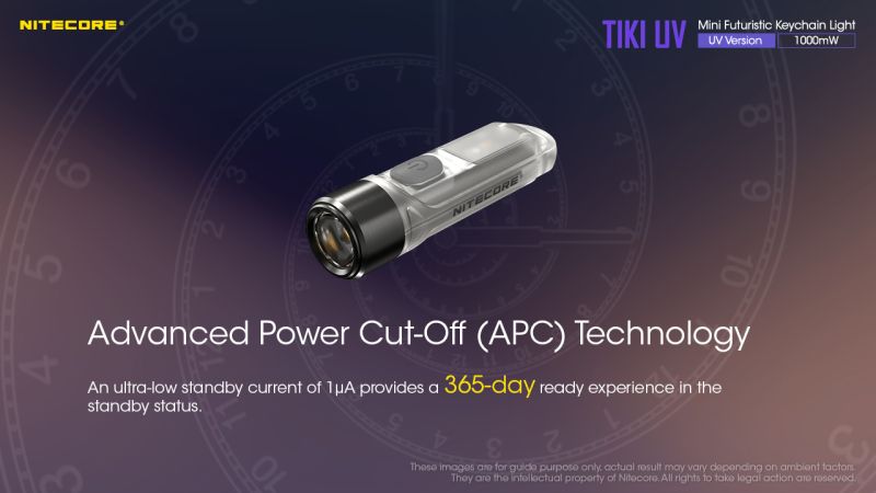 NITECORE Svietidlo TIKY UV -  transparent (NC-TIKI-UV)