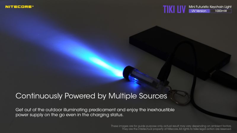 NITECORE Svietidlo TIKY UV -  transparent (NC-TIKI-UV)