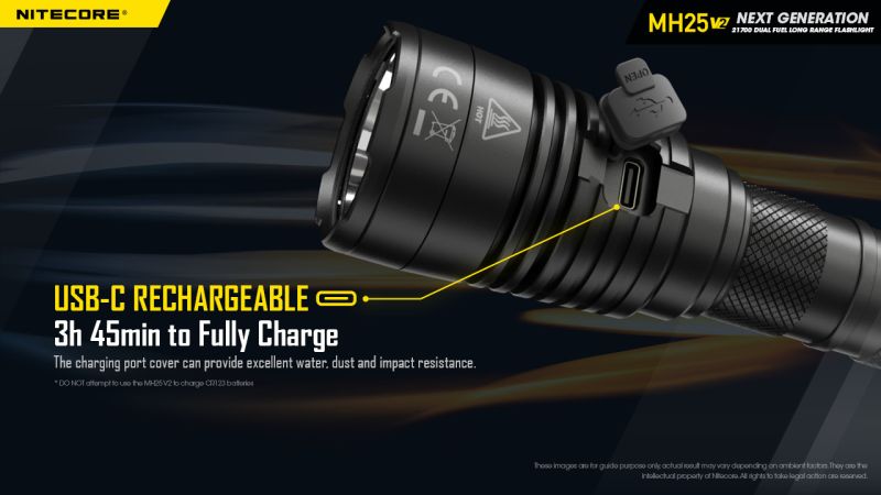 NITECORE Svietidlo MH25V2 - black (NC-MH25V2)