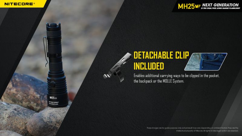 NITECORE Svietidlo MH25V2 - black (NC-MH25V2)