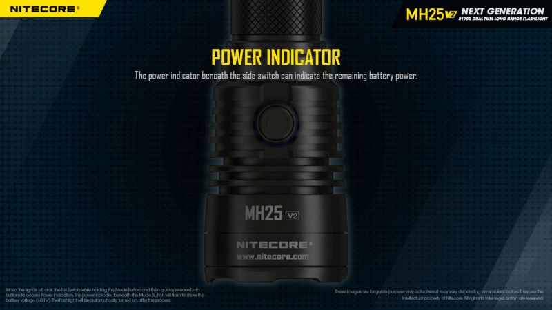 NITECORE Svietidlo MH25V2 - black (NC-MH25V2)