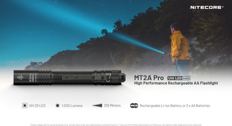 NITECORE Svietidlo MT2A PRO - black (NC-MT2A PRO)