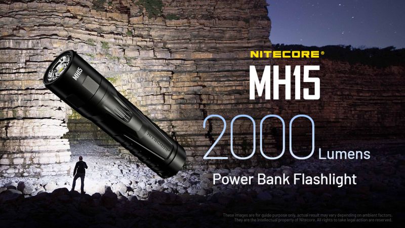 NITECORE Svietidlo MH15 - black (NC-MH15)