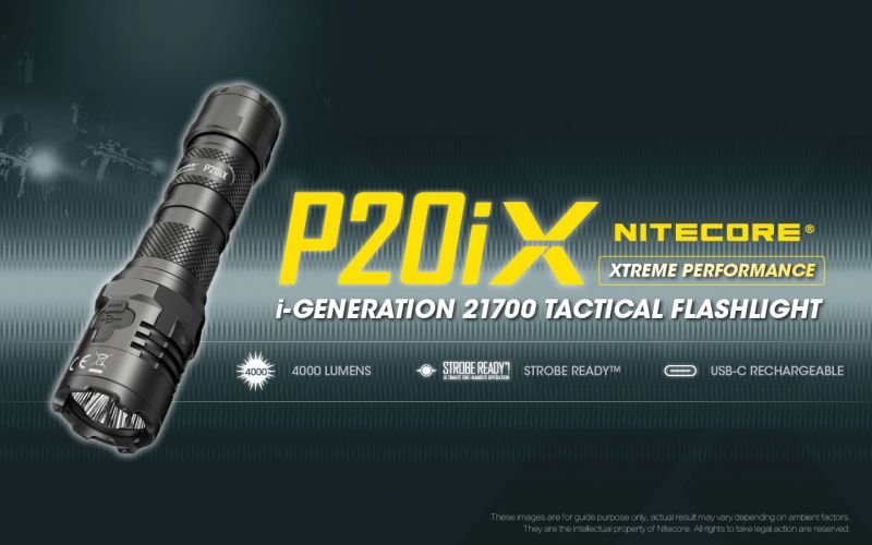 NITECORE Svietidlo P20iX - čierne (P20iX)