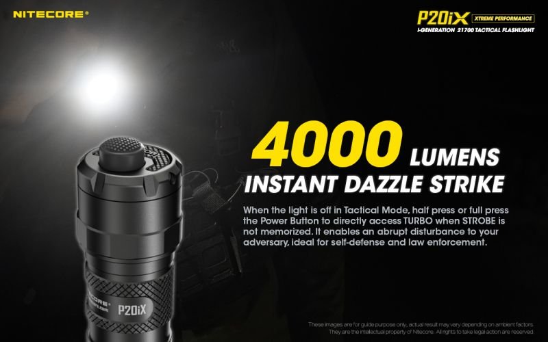 NITECORE Svietidlo P20iX - čierne (P20iX)