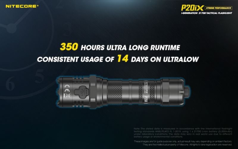 NITECORE Svietidlo P20iX - čierne (P20iX)