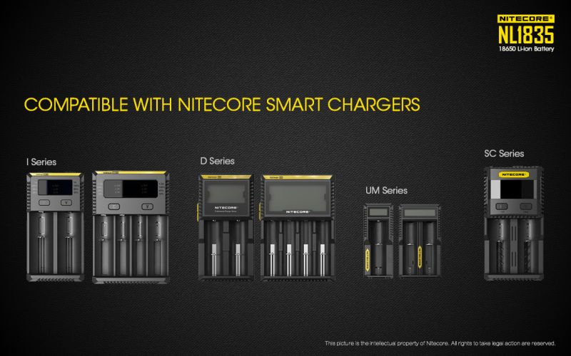 NITECORE Li-Ion akumulátor 18650 nabíjateľná 3500mAh (NL1835)