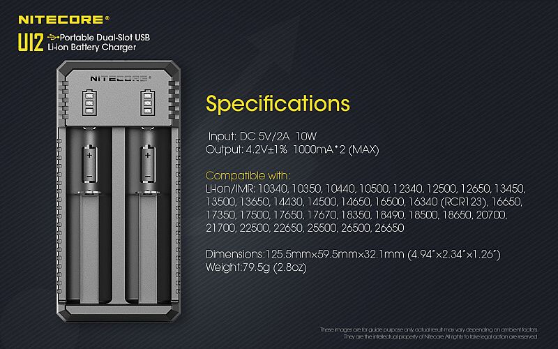 NITECORE Nabíjačka UI2 - USB (NCx-UI2)