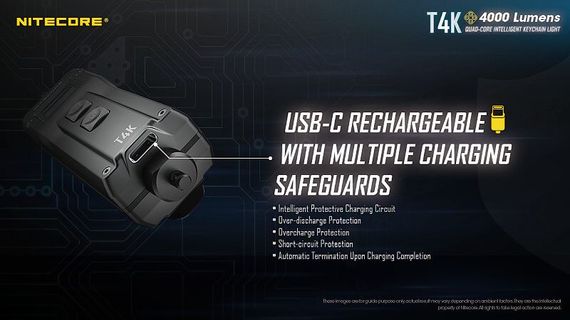 NITECORE Svietidlo T4K - čierne (NC-T4K)