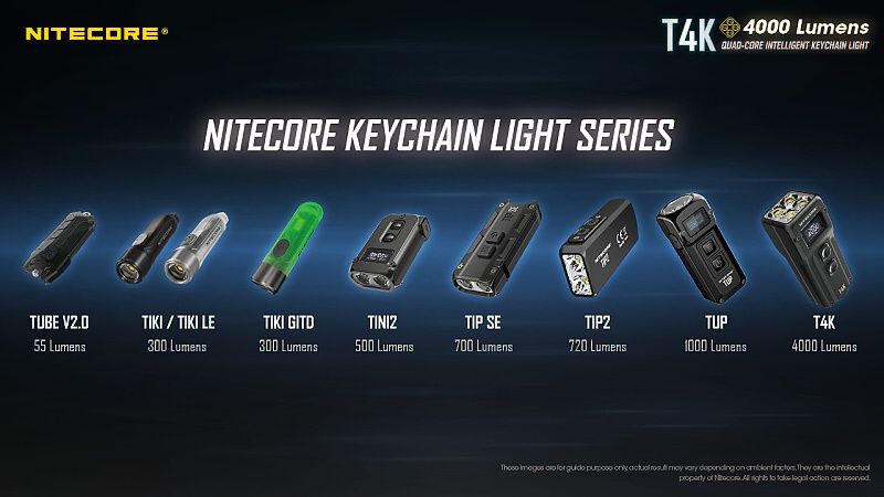 NITECORE Svietidlo T4K - čierne (NC-T4K)