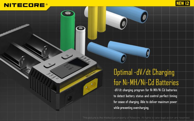 NITECORE Nabíjačka NEW i2 - black (NCx-i2NEW)