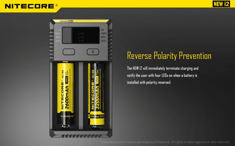 NITECORE Nabíjačka NEW i2 - black (NCx-i2NEW)