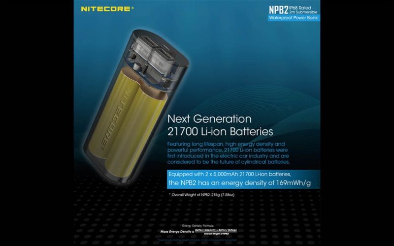 NITECORE Nabíjačka PowerBank NPB2 Waterproof (NCxb-NPB2)