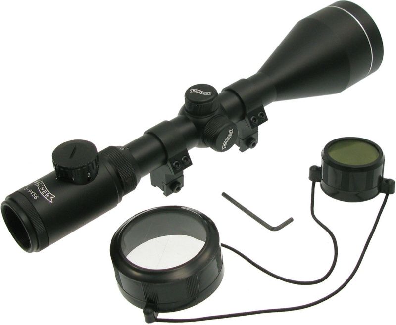 WALTHER Puškohľad 3-9x56, osvetlený, montáž (2.1503)