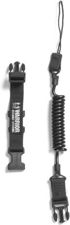 WARRIOR Tactical Pistol Lanyard - black (W-EO-TPL-BLK)