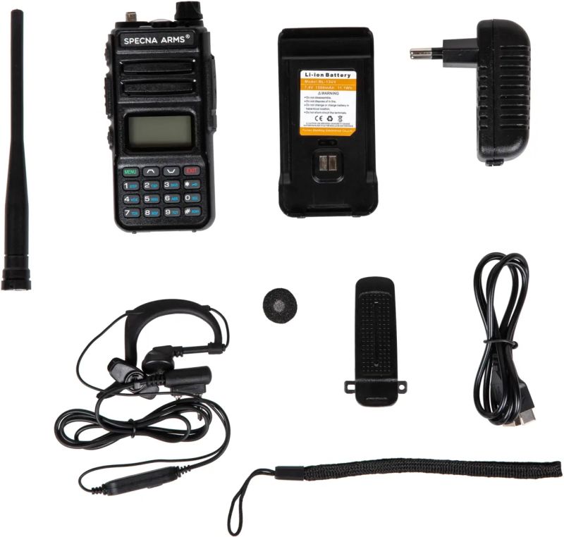 SPECNA ARMS Vysielačka Manual Dual Band Shortie-13 (VHF/UHF)