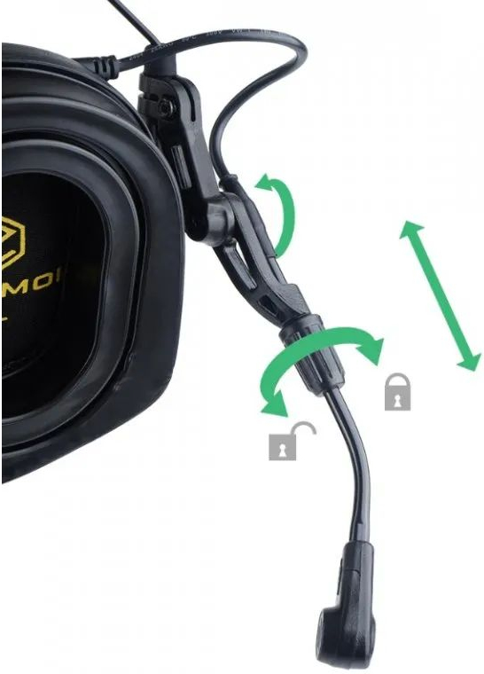 EARMOR Sluchadlá M32H Plus Arc - black (M32H-BK-ARC-PLUS)