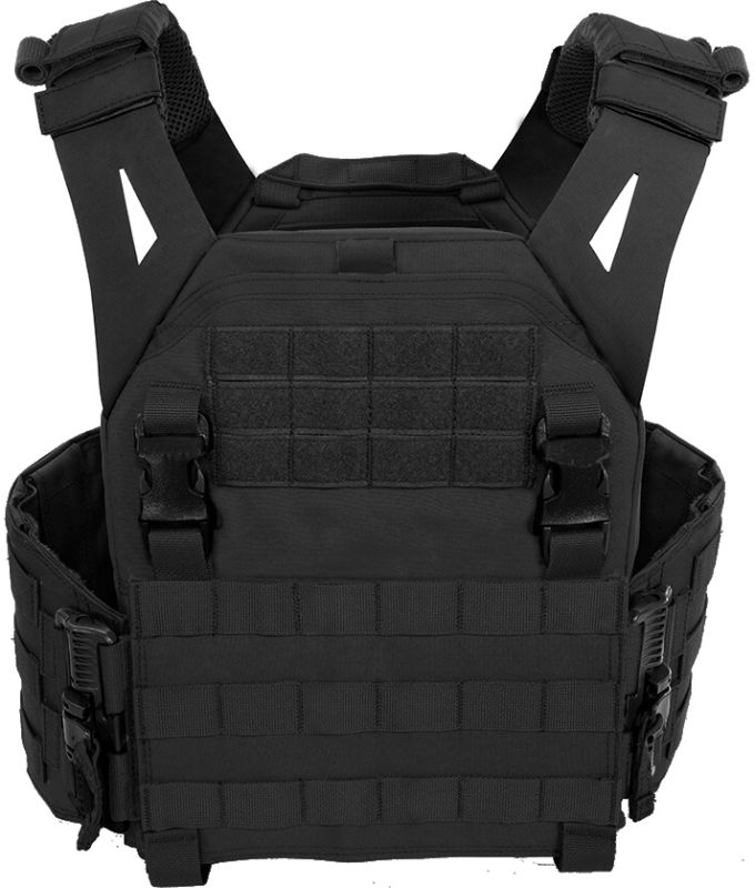 WARRIOR Low Profile Carrier With Solid Sides - black (W-EO-LPC-V1-BLK)