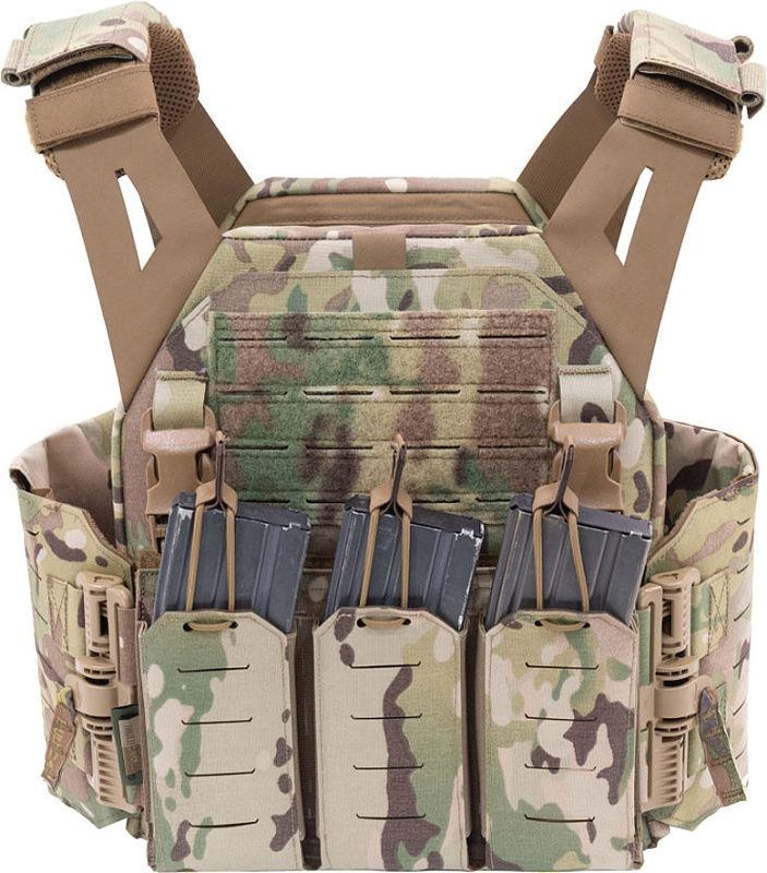 WARRIOR Laser Cut LPC with Detachable 5.56 Panel V1 - multicam (W-LC-LPC-V1-MK1-MC)