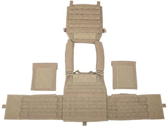 WARRIOR Elite Ops DCS Special Forces Plate Carrier Base - coyote (W-EO-DCS-CT)