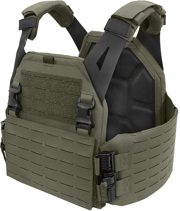 WARRIOR Laser Cut LPC with Detachable 5.56 Panel V1 - ranger green (W-LC-LPC-V1-MK1-M-RG)