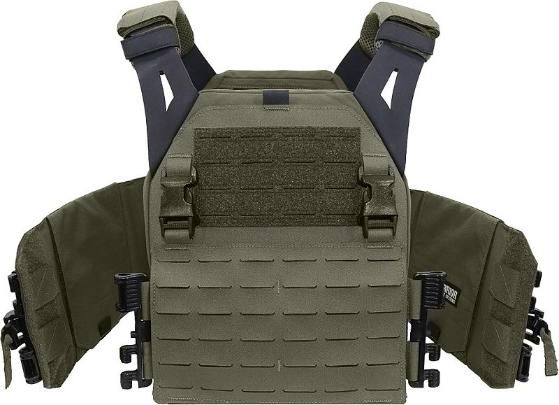 WARRIOR Laser Cut LPC with Detachable 5.56 Panel V1 - ranger green (W-LC-LPC-V1-MK1-M-RG)