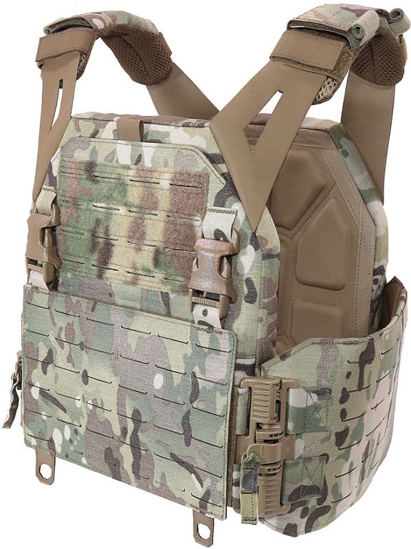 WARRIOR Laser Cut LPC with Detachable 5.56 Panel V1 - multicam (W-LC-LPC-V1-MK1-MC)