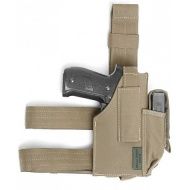 WARRIOR Elite Ops Drop Leg Holster Adjustable - coyote (W-EO-DLH-CT)
