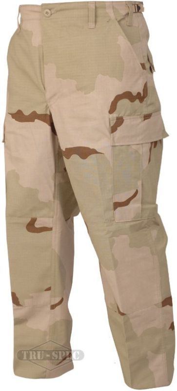 TRUSPEC Dlhé nohavice BDU ripstop NYCO 50/50 - desert 3col (#1281)