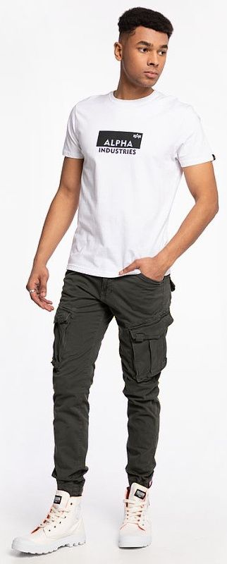 ALPHA INDUSTRIES Dlhé nohavice Spy Pant - greyblack (116203/136)