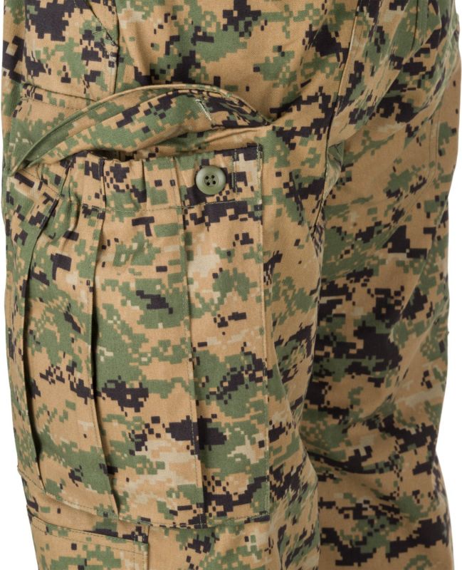 HELIKON Dlhé nohavice USMC Twill - digital woodland (SP-USM-PT-07)