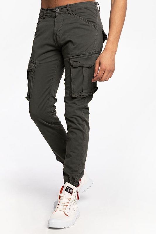 ALPHA INDUSTRIES Dlhé nohavice Spy Pant - greyblack (116203/136)