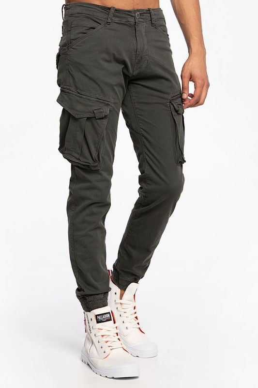 ALPHA INDUSTRIES Dlhé nohavice Spy Pant - greyblack (116203/136)