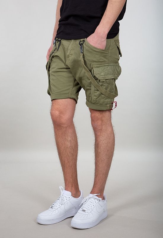 ALPHA INDUSTRIES Krátke nohavice Utility Short - olivové (116213/11)