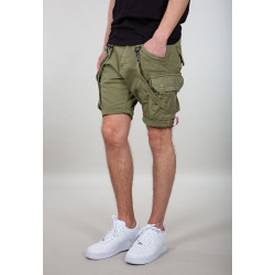 ALPHA INDUSTRIES Krátke nohavice Utility Short - olivové (116213/11)