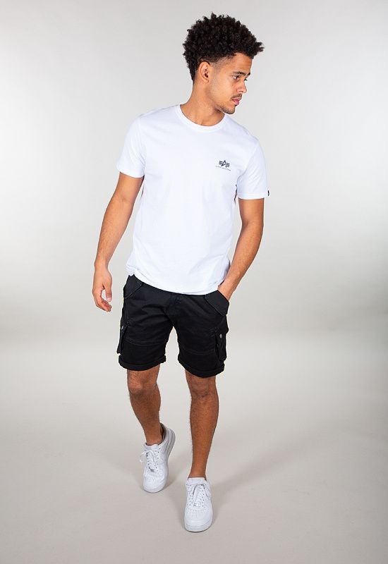 ALPHA INDUSTRIES Krátke nohavice Combat Short - čierne (116210/03)