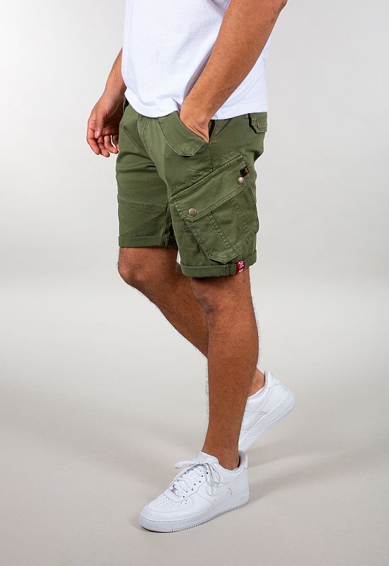 ALPHA INDUSTRIES Krátke nohavice Combat Short - dark olive (116210/142)