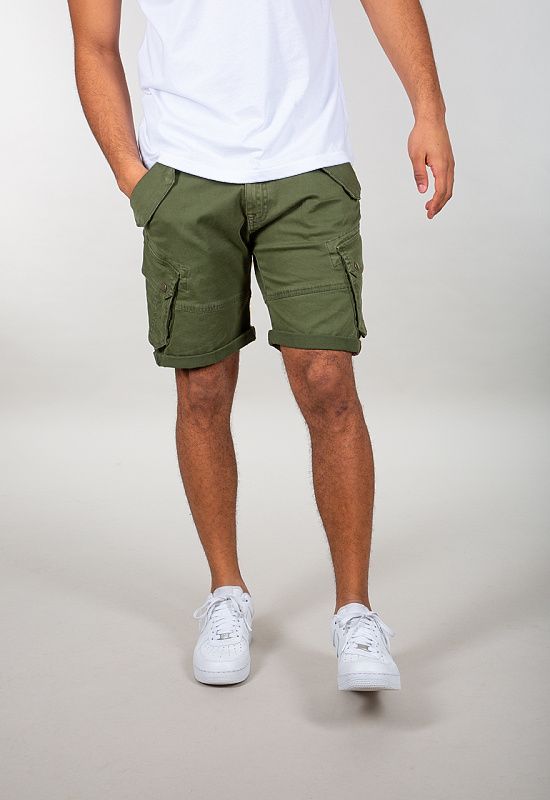 ALPHA INDUSTRIES Krátke nohavice Combat Short - dark olive (116210/142)