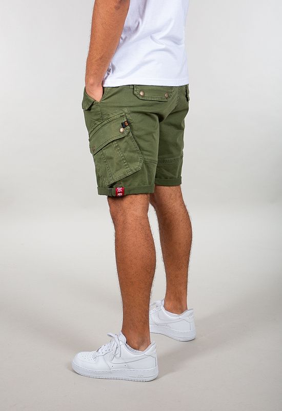 ALPHA INDUSTRIES Krátke nohavice Combat Short - dark olive (116210/142)