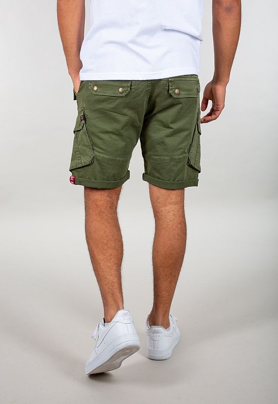 ALPHA INDUSTRIES Krátke nohavice Combat Short - dark olive (116210/142)