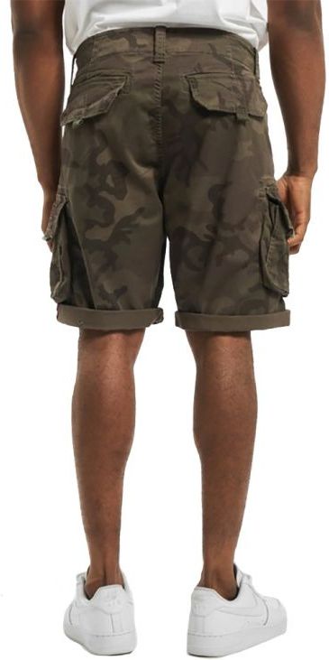 ALPHA INDUSTRIES Krátke nohavice Crew Short Camo - dark olive camo (196201/415)