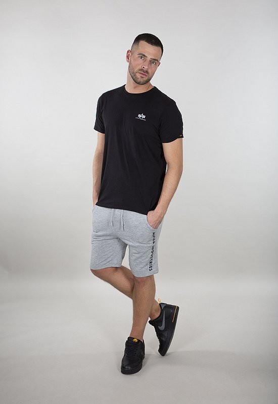 ALPHA INDUSTRIES Krátke nohavice Al Sweat Short - šedé (116365/17)