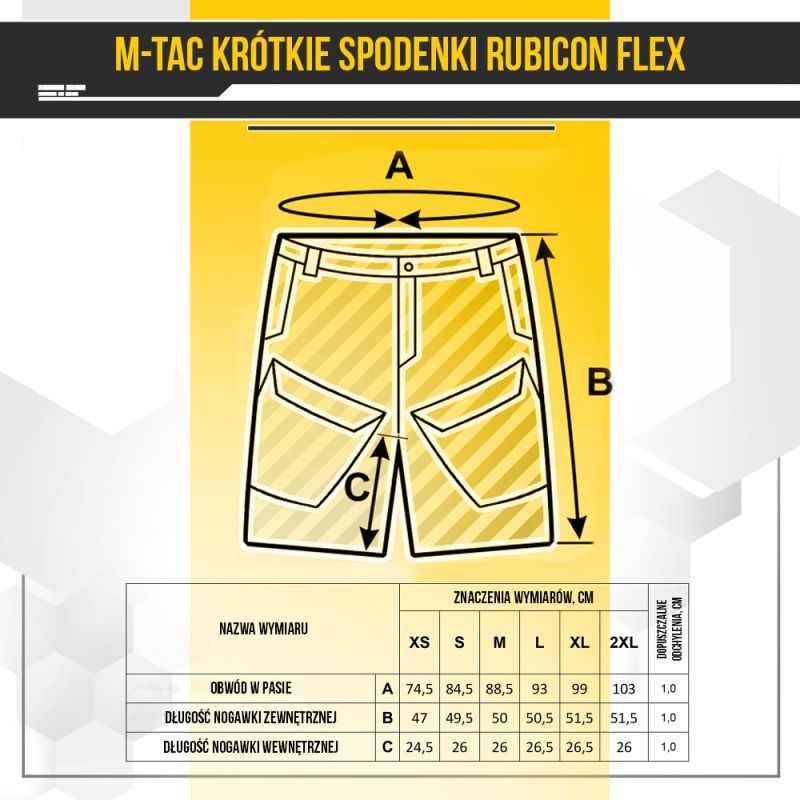 M-TAC Krátke nohavice Rubicon Flex - army olive (20070062)