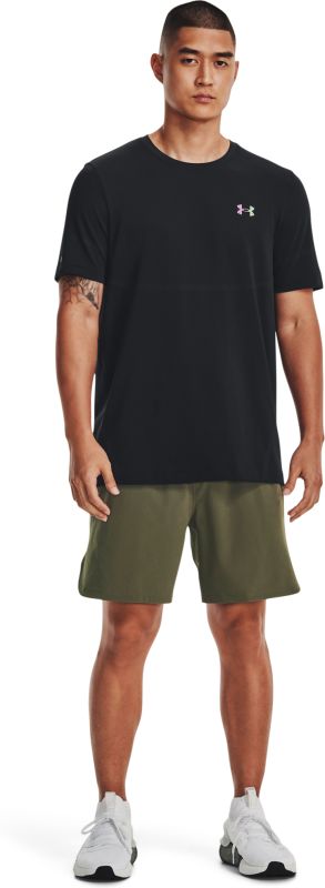 UNDER ARMOUR Krátke nohavice Peak Woven Shorts - zelené (1376782-390)