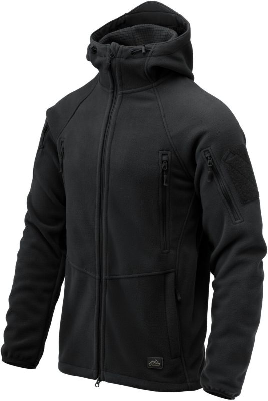 HELIKON Bunda Patriot MK2, hybrid fleece - black (BL-PJ2-FH-01)