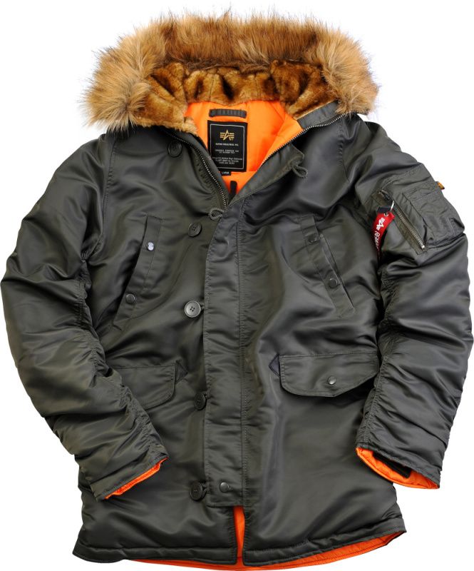 ALPHA INDUSTRIES Bunda N3B VF 59 - šedá (103141/04)